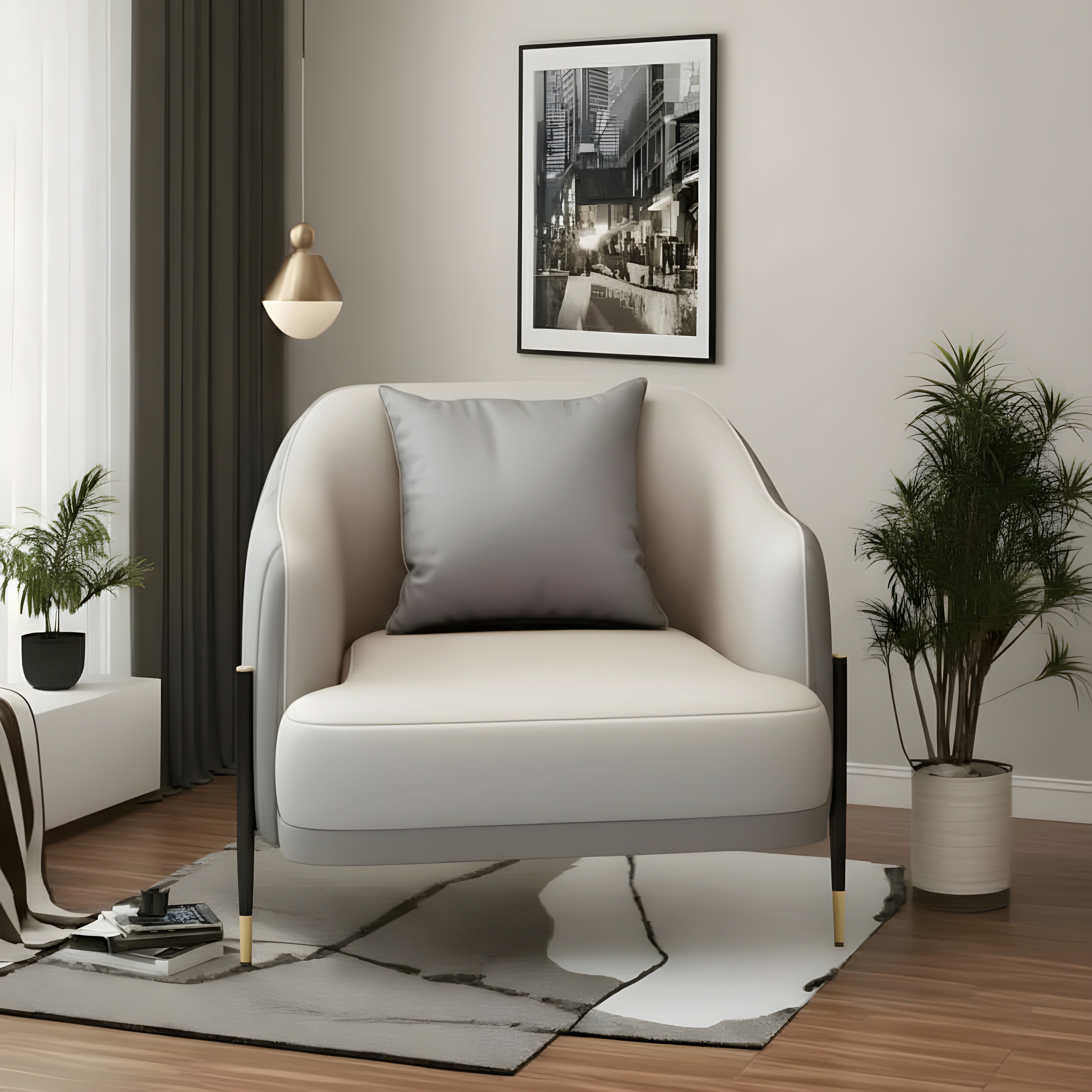 Celestia Curve Accent Lounge Chair
