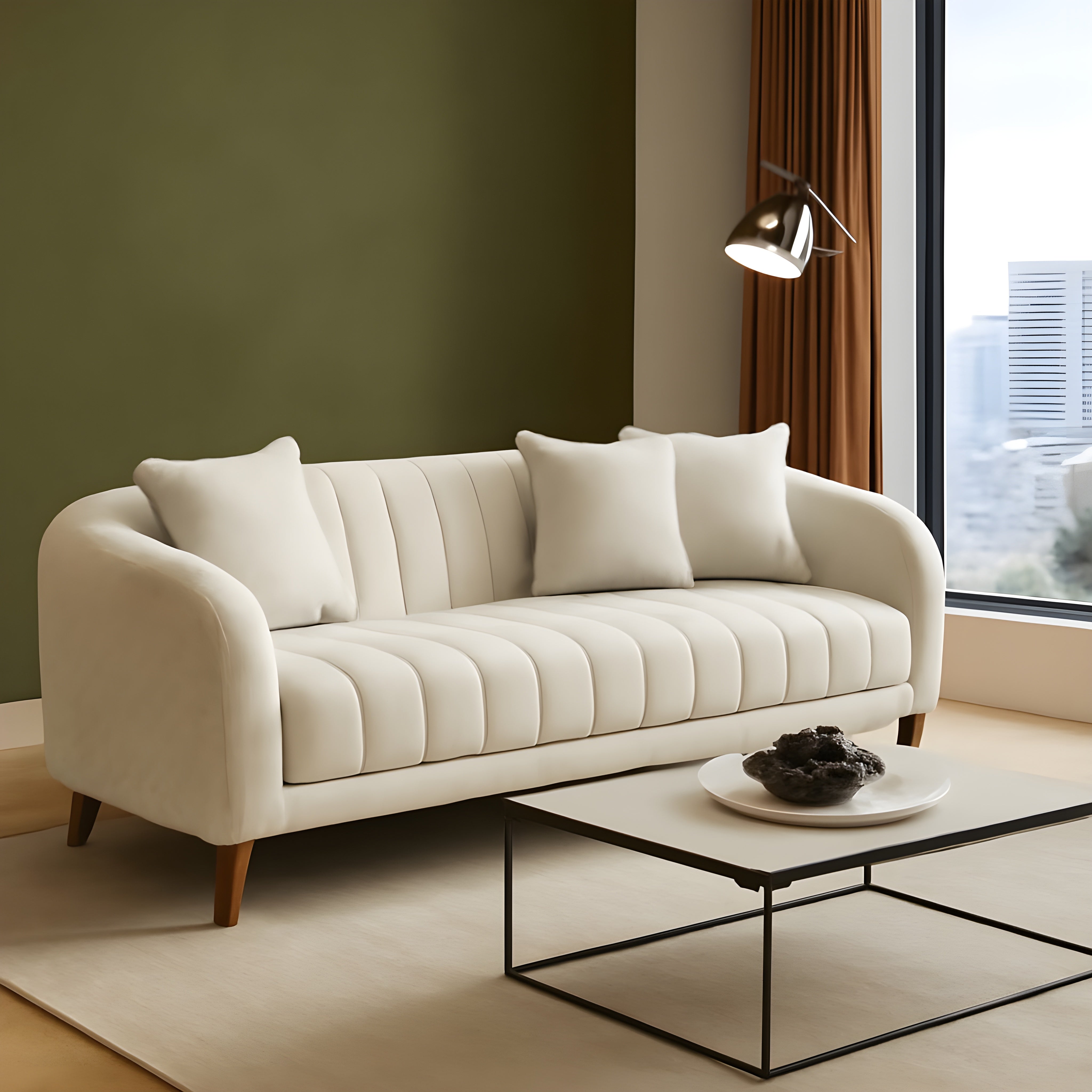 Celestia Curve 3-Seater Sofa