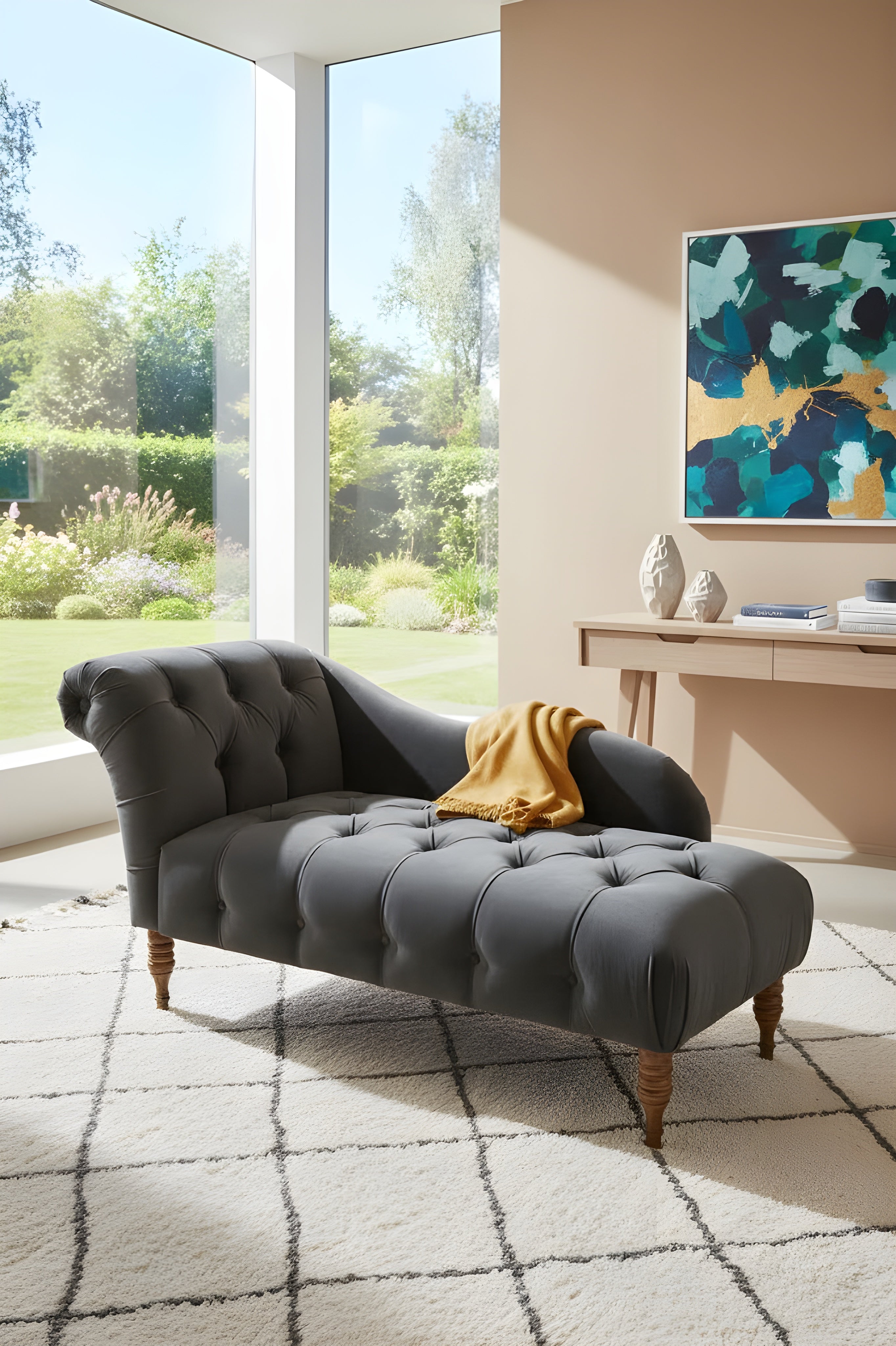 Aurelian Tufted Chaise