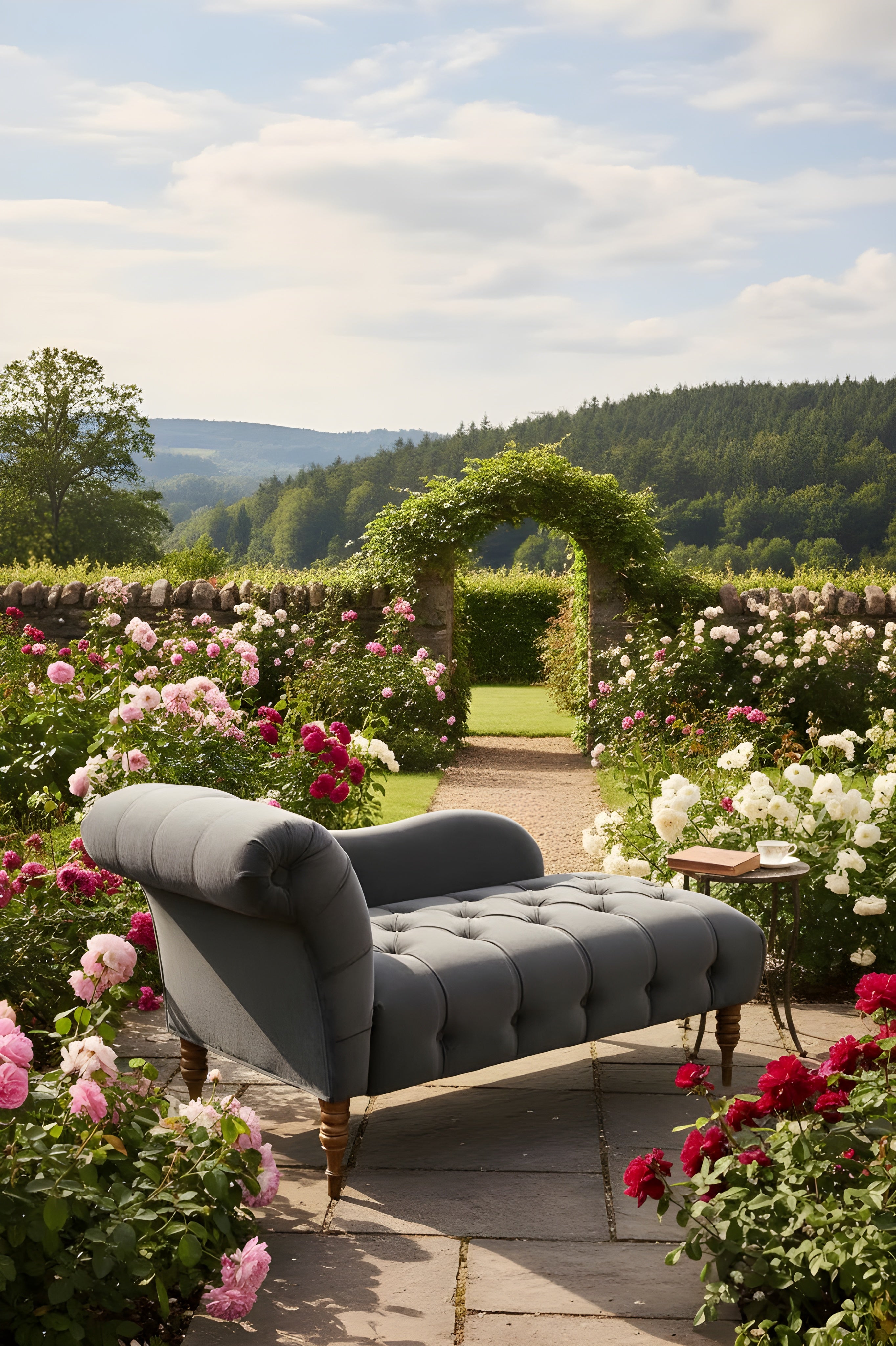 Aurelian Tufted Chaise