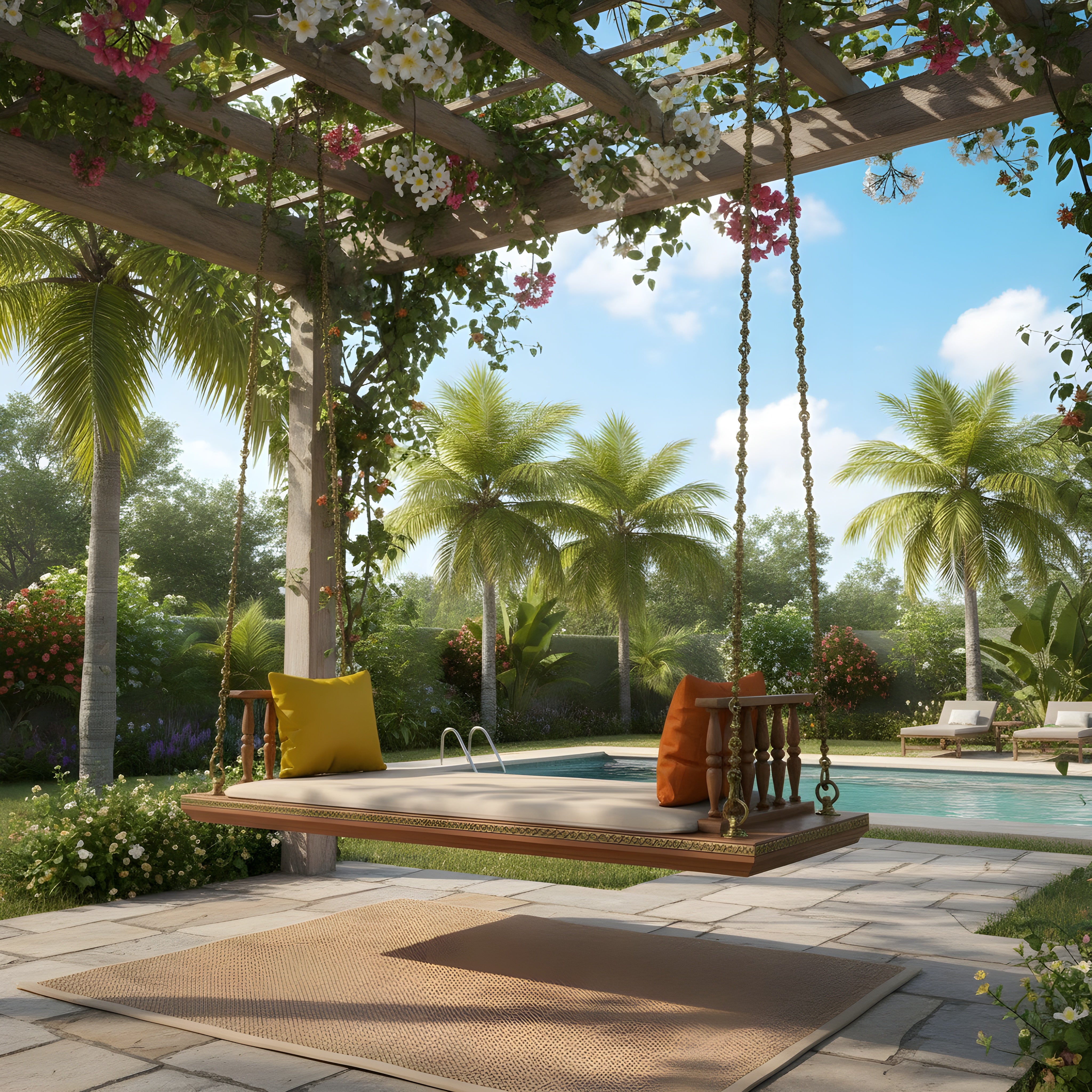 Serenity Canopy Garden Swing