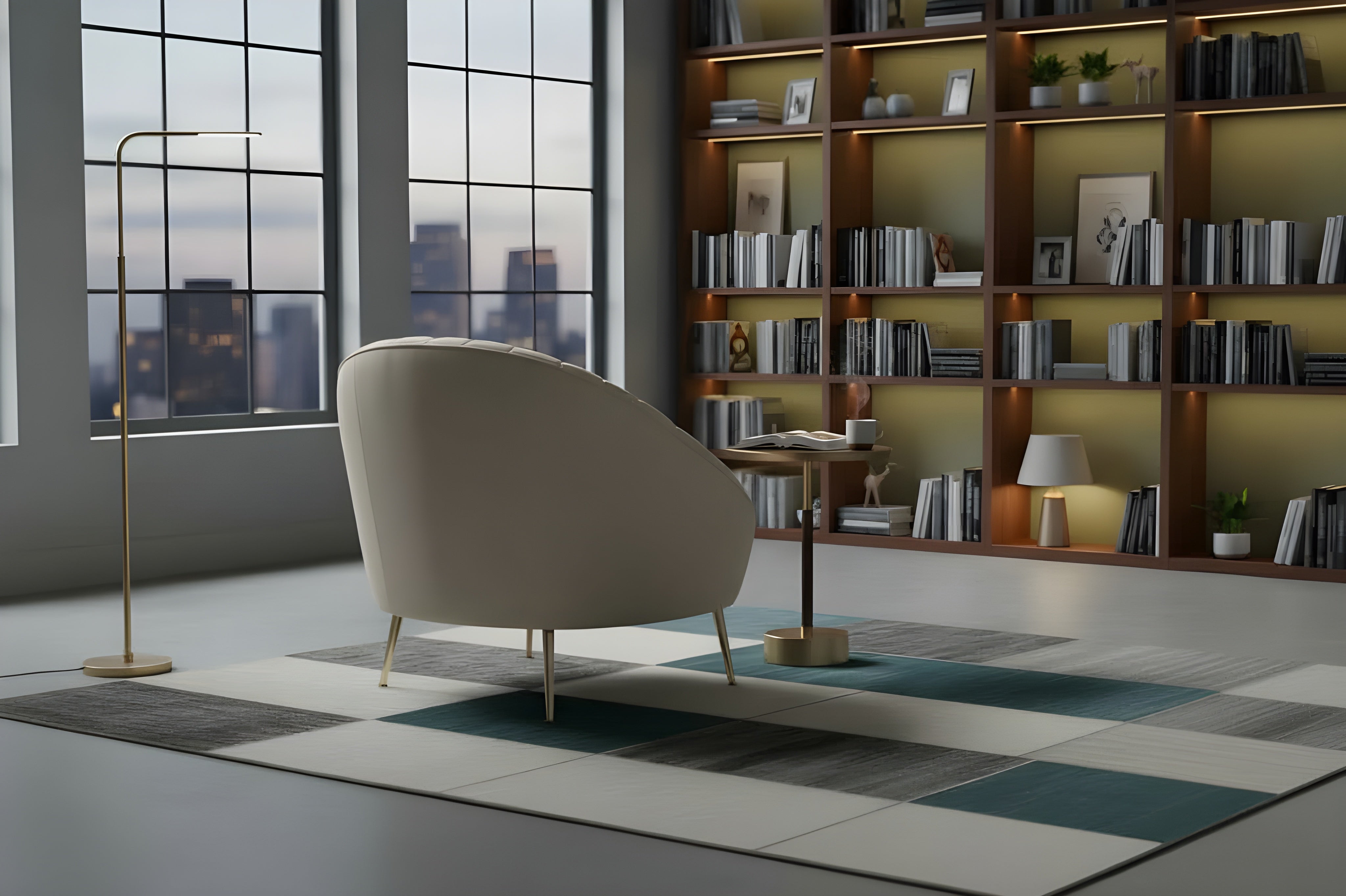 Aurelia Shell Lounge Chair