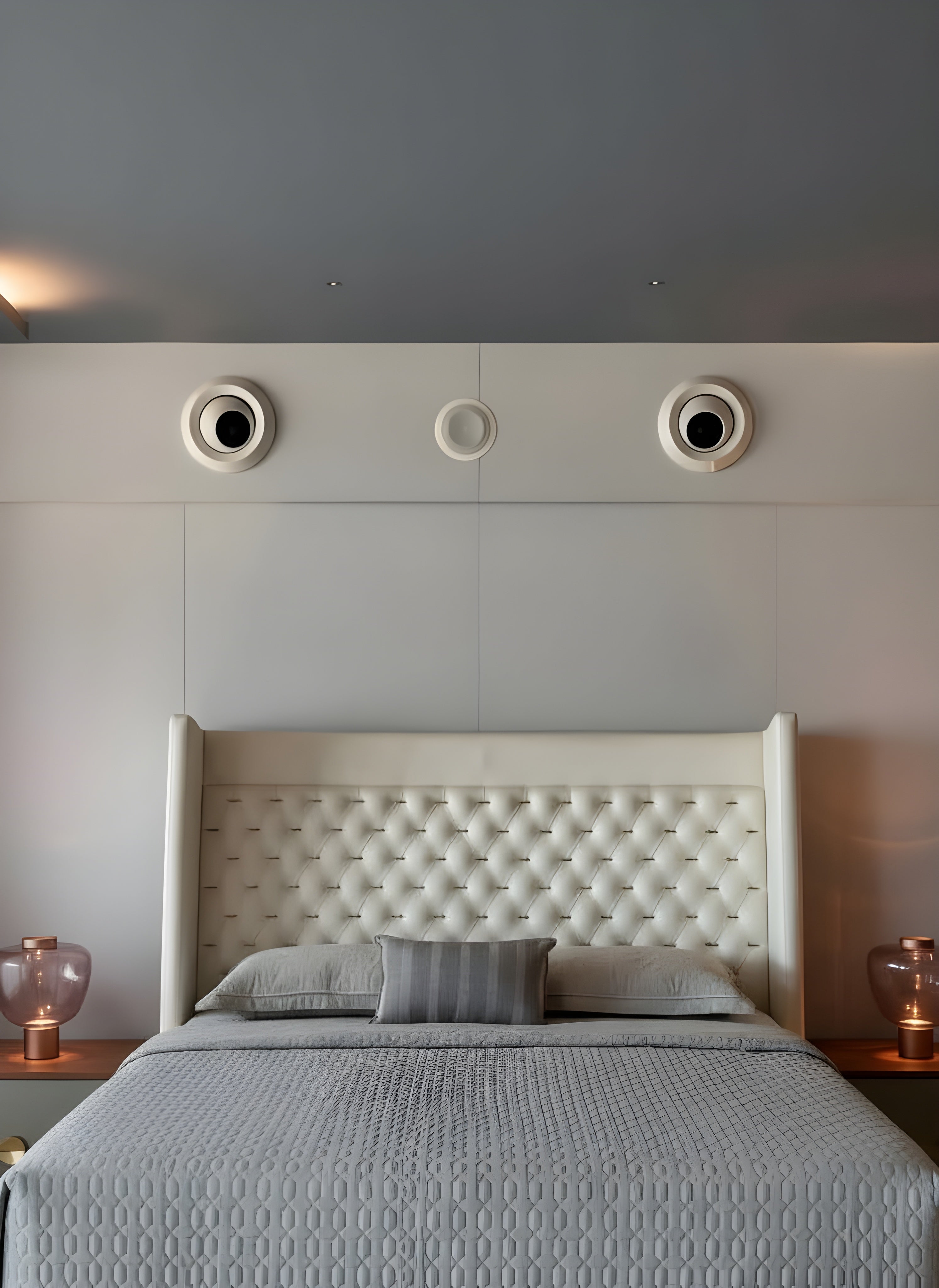 Regalia Diamond-Tufted Wingback King Bed